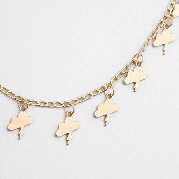 Modcloth | NWT Make It Rain Necklace & Earrings Set - Picture 3 of 11